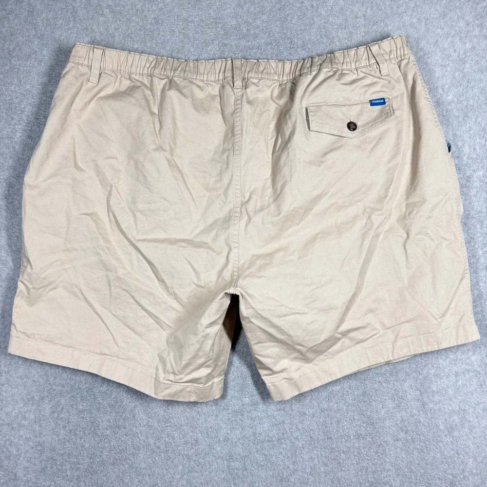 Chubbies 7 Originals Mens XXXL Khaki Tan Stretch Elastic Waist Chino Shorts